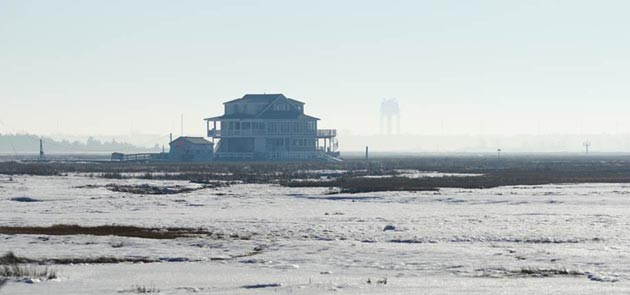 Thawing Snow - Avalon Water Tower