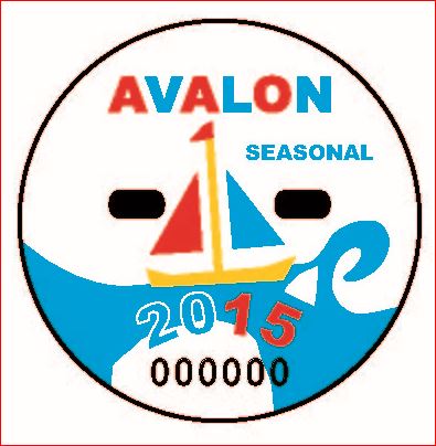 Avalon 2015 Beach Tag