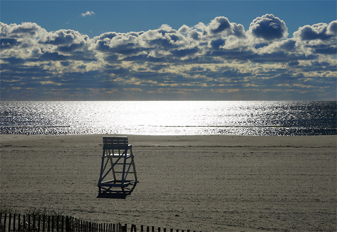 Breezy beach day.
