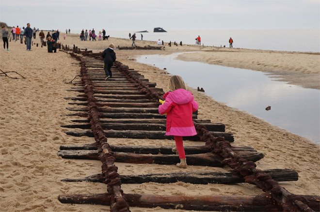 Sunset Beach Ghost Tracks