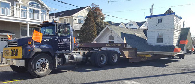 Transportation of Avalon home at 254 Sixth Street