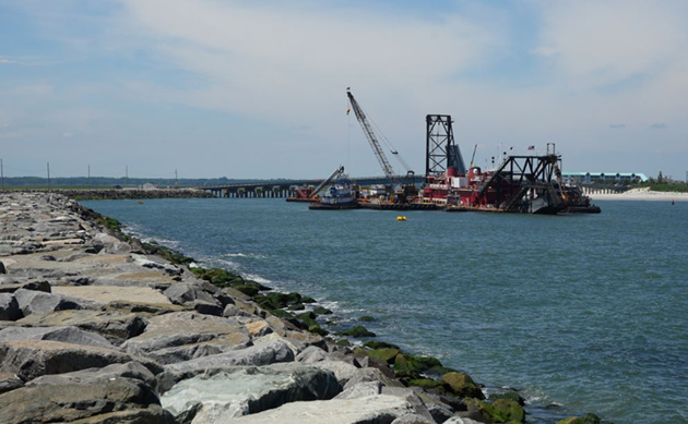 Townsend Inlet Bridge Dredge