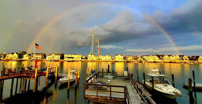 Rainbow over Seven Mile Beach