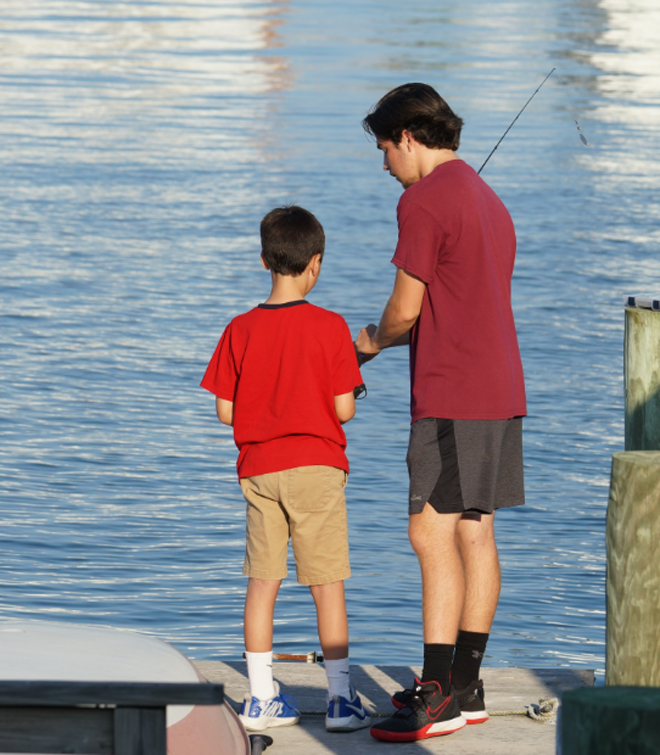 Fishing on the Bay