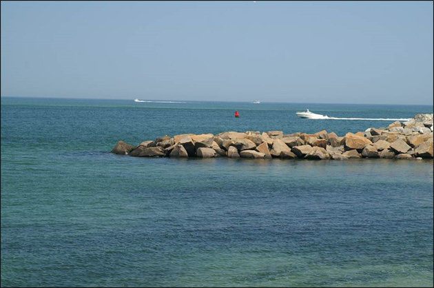 Boats in Townsend's Inlet