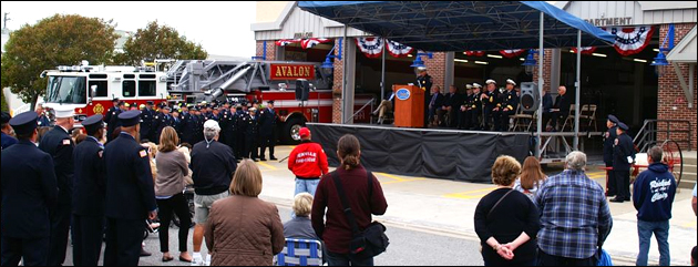 Avalon Volunteer Fire Department Chief Ed Dean