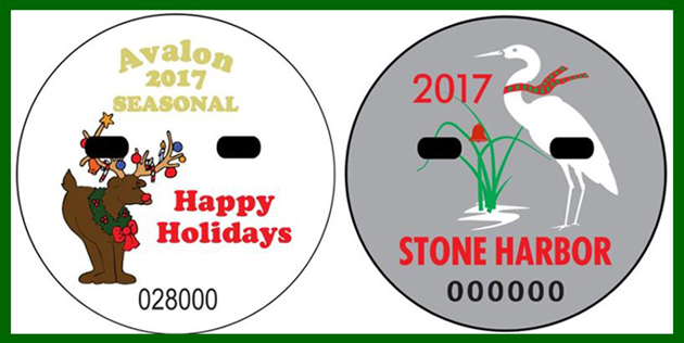 Holiday Beach Tags - Avalon, NJ and Stone Harbor, NJ