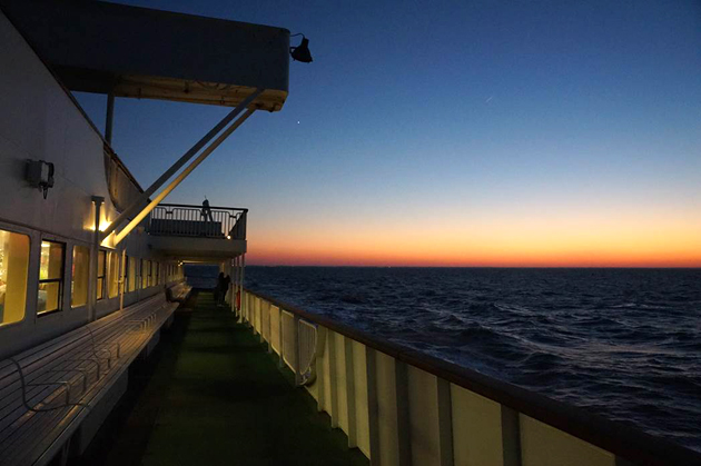 Cape May - Lewes Ferry at Sunset