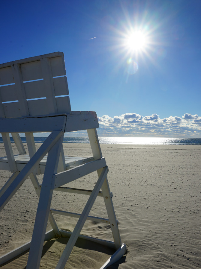 Lifeguard Stand on the Beach