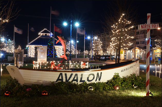 Avalon Beach Patrol Christmas Lights