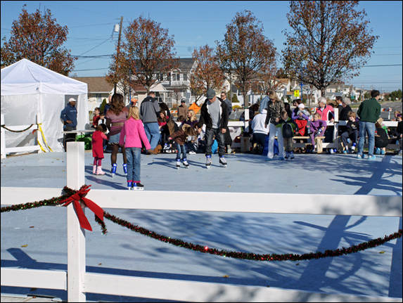 Ice skating in Avalon, NJ